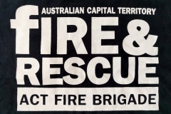 Australien-Capital-Territory-Fire-Brigade_ACT-Australien_Rueckendruck-T-Shirt