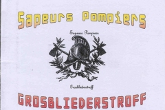 Sapeurs-Pompiers-Grosbliederstroff-Frankreich-Grosbliederstroff_Festschrift