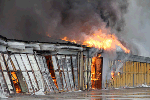 Großeinsatz bei Brand in Lindhardt
