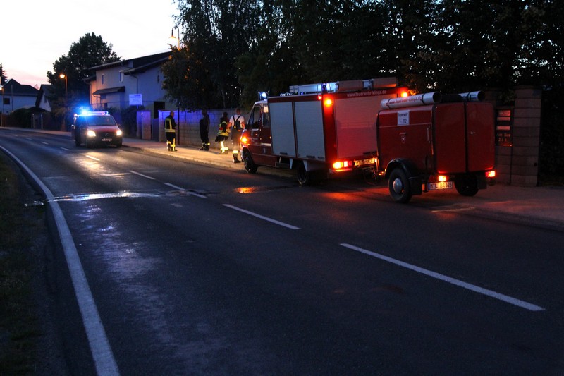 Kurzer Einsatz am See