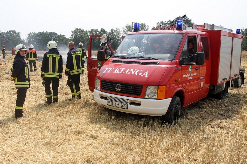 Feldbrand am Naturfreundehaus