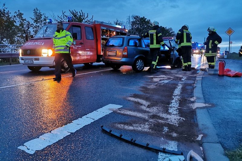 Erneut Unfall an der Autobahn