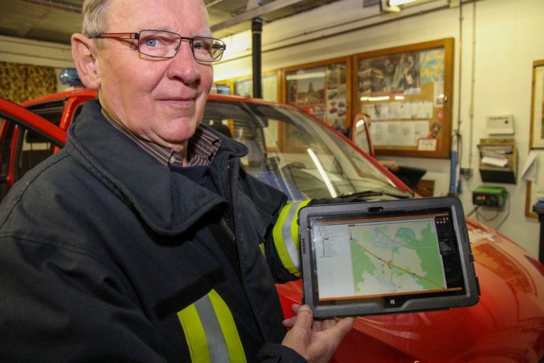 Tablet für den Feuerwehreinsatz