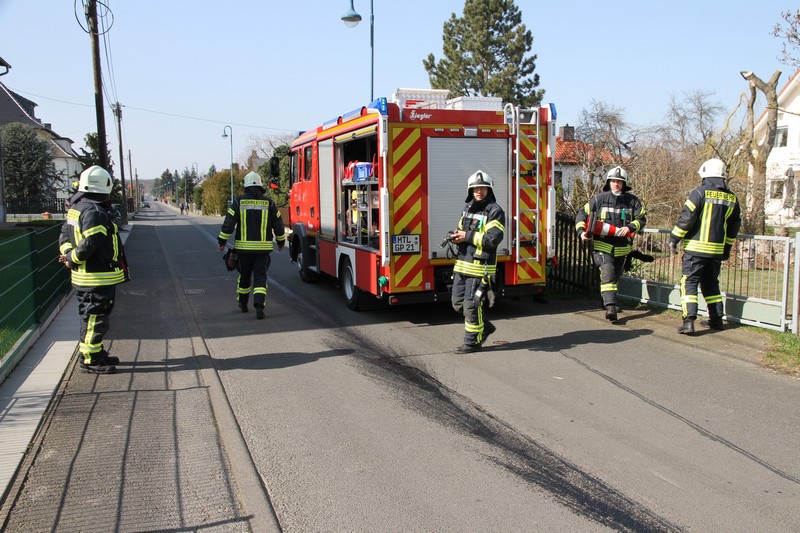 Ölspur in der Siedlung