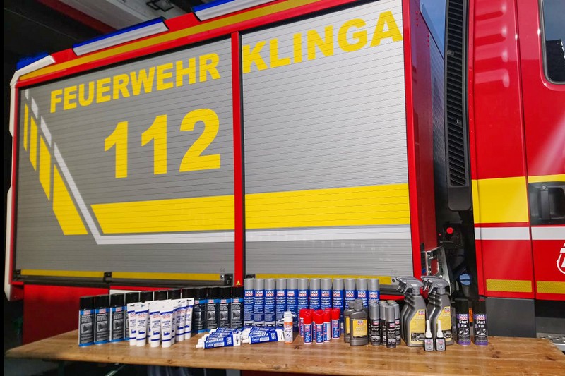 Pflegeset für Klingas Feuerwehr