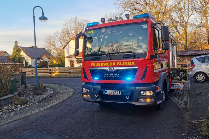 Rohrbruch in Klingas Siedlung
