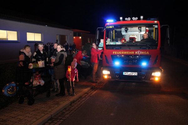 Lampionumzug abgesichert