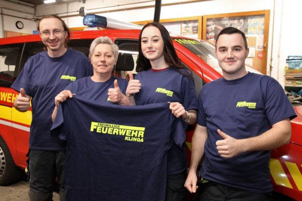 Neue T-Shirts für unsere Feuerwehr