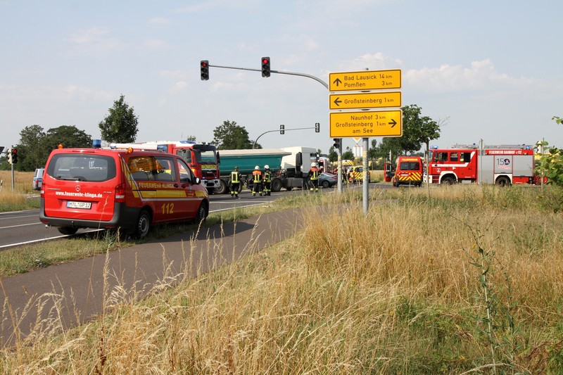 Verkehrsunfall in Großsteinberg am See