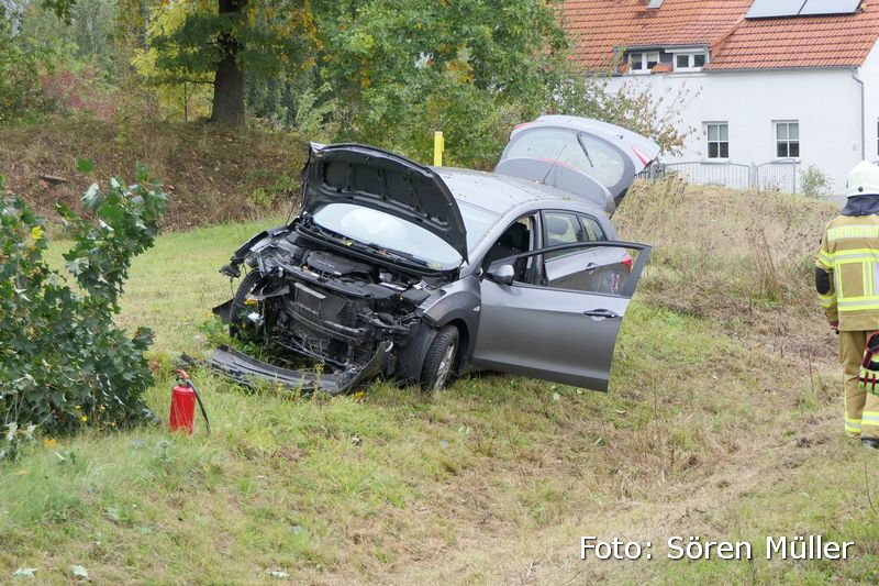 Unfall in Pomßen